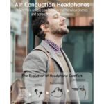 Purchase MONODEAL Bone Conduction Headphones with Mic,Open Ear Headphones Wi-fi Bluetooth 5.1/Mute Perform/Multi-Level Succesful,Air Conduction Headphones with Noise Canceling Mic,for Driving House Workplace - Finest Value India | AskMeFlash - Image 3