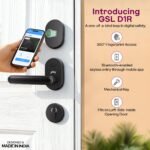 Purchase Godrej Good Lock I GSL D1R | 3 in 1 Digital Lock I Fingerprint, Cell App & BLE | 360° Biometric | Perfect for Single Picket Doorways I 3 Yrs Guarantee I Made in India | | Black - Finest Worth India | AskMeFlash - Image 2