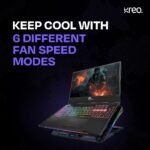 Purchase Kreo Tundra Laptop computer Cooler Pad with 5 Adjustable Followers, Twin USB Port, 5 Adjustable Peak Angles with LCD Show and 10 RGB Modes, Silent Cooling Pad with Below 21 dBA for Workplace and Gaming laptops. - Finest Worth India | AskMeFlash - Image 6