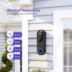 Purchase WiFi Doorbell Digicam Wi-fi with Indoor Chime IP65 Waterproof Video Doorbell Digicam Sensible Doorbell with Movement Detector 1080 HD Video Night time Imaginative and prescient Cloud Storage 2-Means Speak Battery Powered - Greatest Worth India | AskMeFlash - Image 9