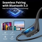 Purchase Bone Conduction Headphones - Open Ear Headphones Wi-fi Bluetooth Sports activities Earphones, IPX5 Waterproof Working Headphones Headset for Exercise - Finest Value India | AskMeFlash - Image 2