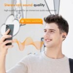 Purchase Open Ear Clip Headphones, Bone Conduction Headphones Wi-fi Earbuds Bluetooth 5.3 Sports activities Earphones Constructed-in Mic with Ear Hooks, IP7 Waterproof Health Ear Buds for Operating 1 - Greatest Value India | AskMeFlash - Image 4