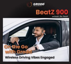 Purchase GRODD BEATZ 900 Open Ear Air Conduction Headphones with Superior Air Conduction Expertise BT5.3, Twin Mic, Twin Pairing, ENC, IPX5, Contact Management, Bluetooth, Black - Greatest Worth India | AskMeFlash - Image 4