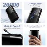 Purchase Boat Energyshroom PB400 Turbo X 20000 mAh 35W Tremendous Quick Charging, Compact Energy Financial institution, Sensible 12 Layer Safety (3X Output Ports, Helps Android, iPhone, Tablets, Earbuds, and many others.) (Sable Black) - Greatest Worth India | AskMeFlash - Image 2