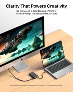 Purchase Belkin USB Hub for Laptop computer 5-in-1, USB C Hub – Multi USB Port Adapter with 4K HDMI @ 60Hz, 100W USB-C PD, 10Gbps Excessive Velocity Knowledge Switch | Kind C Hub Docking Station for MacBook, iPad Professional, Chromebook - Finest Worth India | AskMeFlash - Image 4