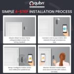 Purchase Quba QEYE Wi-fi Video Door Bell for Residence Most important Door-2MP FHD Digital camera with Night time Imaginative and prescient doorbell-120° Large Angle Movement Sensor-2-Approach Audio Communication-WiFi Smartphone Management-2 Yr Guarantee - Finest Value India | AskMeFlash - Image 6