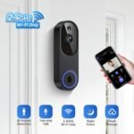 Purchase Wi-fi Video Doorbell Digital camera, 2.4G WiFi Solely, Indoor/Outside Surveillance, Sensible AI Human Detection, 2-Method Speak, Evening Imaginative and prescient, Dwell View, Cloud Storage (Offered Individually) - Finest Worth India | AskMeFlash - Image 3
