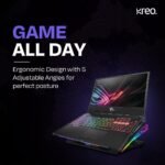 Purchase Kreo Tundra Laptop computer Cooler Pad with 5 Adjustable Followers, Twin USB Port, 5 Adjustable Peak Angles with LCD Show and 10 RGB Modes, Silent Cooling Pad with Below 21 dBA for Workplace and Gaming laptops. - Finest Worth India | AskMeFlash - Image 5