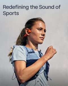 Purchase SHOKZ Openrun Professional 2 Bone Conduction Sports activities Headphones, Open Ear Wi-fi Earphones with Bluetooth 5.3, Noise Cancelling Mics, IP55 Waterproof, 12H Playtime for Operating, USB-C Fast Cost (Orange) - Finest Value India | AskMeFlash - Image 3