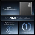 Purchase Boat Energyshroom PB435 20000 mAh 35W Tremendous Quick Charging Energy Financial institution, Sensible 12 Layer Safety (4X Output Ports, Helps Android, iPhone, Tablets, Earbuds, and many others.) (Onyx Black) - Finest Worth India | AskMeFlash - Image 9
