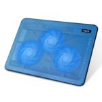 Purchase HAVIT Cooling Pad Pc Laptop computer Cooler with 3 Quiet Followers and a pair of USB Ports, Moveable Cooling Stand with LED Gentle for 15.6-17 Inch Laptop computer(Blue) – Greatest Value India | AskMeFlash