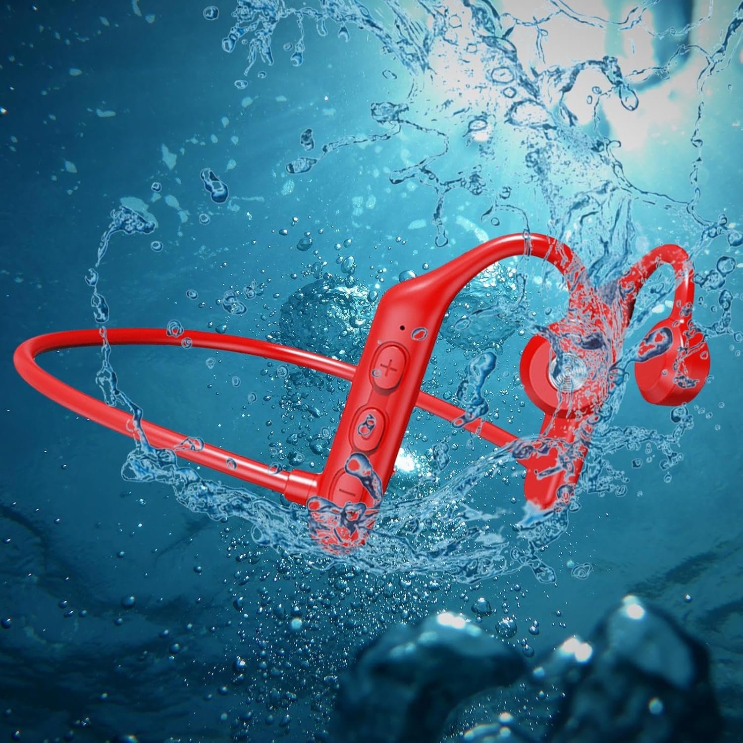 Purchase Waterproof Air Conduction Headphones 8H Taking part in time for Biking Health club Working Crimson|Open-Ear Air Conduction Headphones — Bluetooth 5.3 Neckband Sports activities Headset, 7–8 hr Playback - Finest Value India | AskMeFlash - Image 6