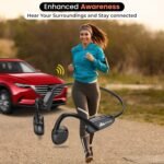 Purchase Wecool Moonwalk M2 Bone Conduction Headphones, V5.3 Bluetooth Earphones with IPX6 Sweat & Splash Resistance, Open Ear Headphones for Ear Well being & Consolation, Ideally suited for Sports activities, Operating, Climbing, Biking - Finest Value India | AskMeFlash - Image 3