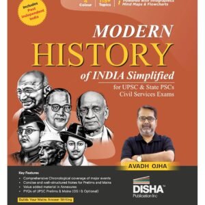 Purchase Disha Trendy Historical past of India Simplified by Avadh Ojha for UPSC & State PSC Civil Providers Exams | 4 colour Guide Powered with Infographics, Mindmaps, Photos & Tables | Consists of Submit Unbiased India – Finest Value India | AskMeFlash