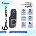 Purchase LAVNA LE50 Digital Door Lock | 6 Manner Unlock | Fingerprint, Cell App, OTP, PIN, RFID Card and Handbook Key Entry for Wood/Steel Doorways - Greatest Worth India | AskMeFlash - Image 4