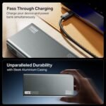 Purchase Boat Energyshroom PB435 20000 mAh 35W Tremendous Quick Charging Energy Financial institution, Sensible 12 Layer Safety (4X Output Ports, Helps Android, iPhone, Tablets, Earbuds, and many others.) (Stone Gray) - Greatest Worth India | AskMeFlash - Image 6