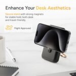 Purchase Ambrane MagSafe Wi-fi 10000mAh Quick Charging Energy Financial institution with Cell Stand, Robust Magnet, 22.5W Output for iPhone 12 & Above, Android & Different Qi Enabled Gadget + Magnetic Ring (Mount, Blue) - Finest Worth India | AskMeFlash - Image 7