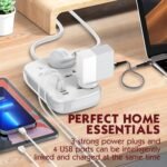 Purchase Acer PowerHub Good | 3 AC Retailers, 4 USB Ports (1 Sort-C,3 Sort-A) | Wi-Fi Good Energy Strip, 1500W Output | App & Voice Management | Surge Safety |Overload Security Safety | Distant Timer Management - Finest Worth India | AskMeFlash - Image 2