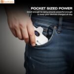 Purchase BonKaso 5000mAh Mini Energy Financial institution 22.5W PD Quick Charging, USB-C Kind-C Enter/Output, Constructed-in i5 Cable, Digital LED Show, Compact Pocket Transportable Charger for iPhone & Android – White - Finest Value India | AskMeFlash - Image 6