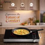 Purchase DIGISMART Induction Cooktop Emerald 2200W | 7 Preset Menus | Digital Contact Management | Infrared Glass Prime | Auto-Off Security | Pan Sensor | Power Environment friendly Induction Range with Grill Rack - Greatest Value India | AskMeFlash - Image 5