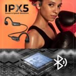 Purchase WeCool Moonwalk M1 Bone Conduction Open Ear Headphones, 5.4 Bluetooth Earphones, IPX5 Water & Sweatproof Consolation-fit Earphones with Ear Hook, Ideally suited for Biking, Mountain climbing, Sports activities, Gymnasium, Exercise- Black - Finest Value India | AskMeFlash - Image 7