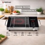 Purchase DIGISMART Induction Cooktop Emerald 2200W | 7 Preset Menus | Digital Contact Management | Infrared Glass Prime | Auto-Off Security | Pan Sensor | Power Environment friendly Induction Range with Grill Rack - Greatest Value India | AskMeFlash - Image 6