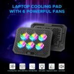 Purchase Ant Esports NC210 Gaming Laptop computer Cooler for 10–15.6 Inch Laptops | Laptop computer Cooling Pad RGB with 6 Followers | Adjustable Peak Stand | Twin USB Ports | Excessive Pace Silent Pocket book Cooling Pad - Finest Worth India | AskMeFlash - Image 3