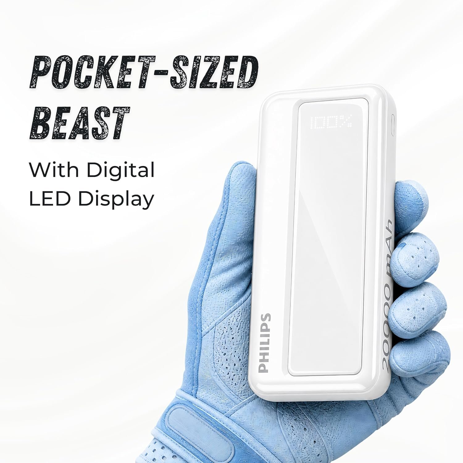 Purchase Philips 20000mAh 22.5W Quick Charging Energy Financial institution (Alba White) with Digital LED Show | Sort-C & USB-A Enter/Output | 3 Output Ports | Lithium Polymer | Moveable for Cellular, Pill & Earbuds - Finest Value India | AskMeFlash - Image 8