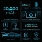 Purchase URBN 20000 mAh Premium Version Nano Energy Financial institution | Two-Approach 22.5W Tremendous Quick Charging | Pocket Measurement| Twin Sort C Energy Supply (PD) Output + 1 USB Output for Fast Cost (Black) USB Sort-C Enter - Finest Value India | AskMeFlash - Image 2