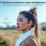 Purchase Open-Ear Bluetooth Bone Conduction Sport Headphones Sweat Resistant Wi-fi Earphones Open Ear Earbuds Wi-fi Bluetooth Headset with Mic for Health Exercises Working,Constructed-in Mic,with Hair Band - Finest Value India | AskMeFlash - Image 7