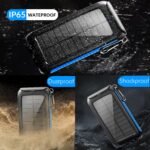 Purchase Nuynix Photo voltaic Charger, 20000mAh Moveable Photo voltaic Energy Financial institution - IPX5 Waterproof with Constructed-in Photo voltaic Panel and LED Flashlight, Photo voltaic Cellphone Charger - Greatest Value India | AskMeFlash - Image 4