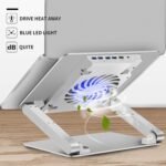 Purchase SOUNDANCE Laptop computer Cooling Pad with Low-Noise Fan and three.0 USB Hubs, Ventilated Laptop computer Cooler Forestall Overheating, Ergonomic Laptop computer Stand Help As much as 17” Gaming Pocket book Laptop, Aluminum - Greatest Value India | AskMeFlash - Image 3