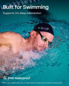 Purchase SHOKZ OpenSwim Professional Bone Conduction Sports activities Headphones, IP68 Waterproof Open-Ear Wi-fi Earphones with Bluetooth 5.4, 32GB of MP3 Storage, Noise Cancelling Mics, 9h Playtime for Working, Swimming-Pink - Greatest Worth India | AskMeFlash - Image 3