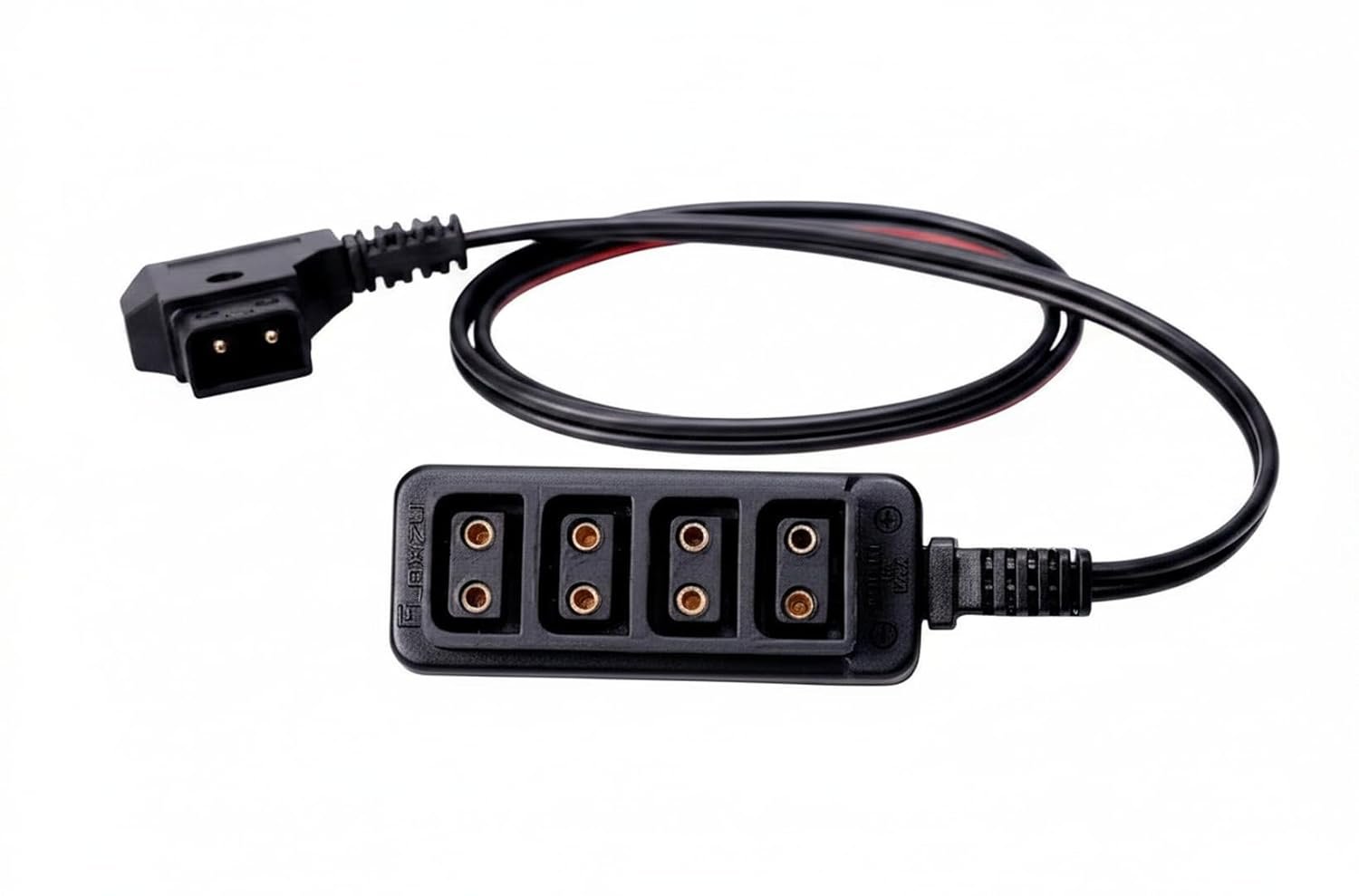 D-TAP Male to 4 Feminine D-Faucet Hub Adapter for Images, Energy Splitter Cable for Digicam Rig, LED Lights & Video Gear - Image 2
