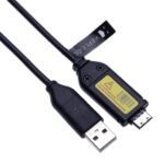 Keple USB Charger and Knowledge Cable for Samsung Digital Digicam EX, L, WB, S, SL, ST, SH, P, PL Collection SUC-3 SUC-5 SUC-7 Knowledge Switch and Charging Wire - Black - Image 2