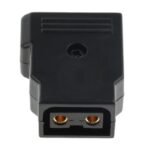 Skilled D-Faucet Feminine B-Sort Energy Connector, Black Plastic, Spherical Gap Design for Pictures Digicam Energy Provide, DIY Cable Adapter - Image 2