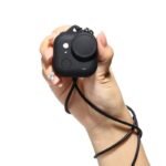 Silicone Case & Lens Cap Set with Lanyard for Insta360 GO Extremely, Anti-Scratch Digicam Physique Protector Cowl with Mud-Proof Cap and Wrist Strap (Black) - Image 2