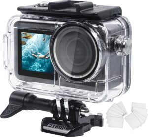 ZORBES® Waterproof Case for DJI Motion 5PRO/4/3 with Anti-Fog Underwater Housing Shell Cage Helps 50M/164FT Deep Diving Scuba Snorkeling Swimming with Fast Launch Screw, Digital camera Equipment - Image 2