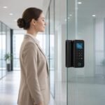 Purchase Glass Door Biometric Lock Multi-Unlock Strategies Face Recognition Door Lock Anti-Peep Passcode for Firm Homeowners, Workplace Personnel, Fingerprint Double W - Greatest Value India | AskMeFlash - Image 4