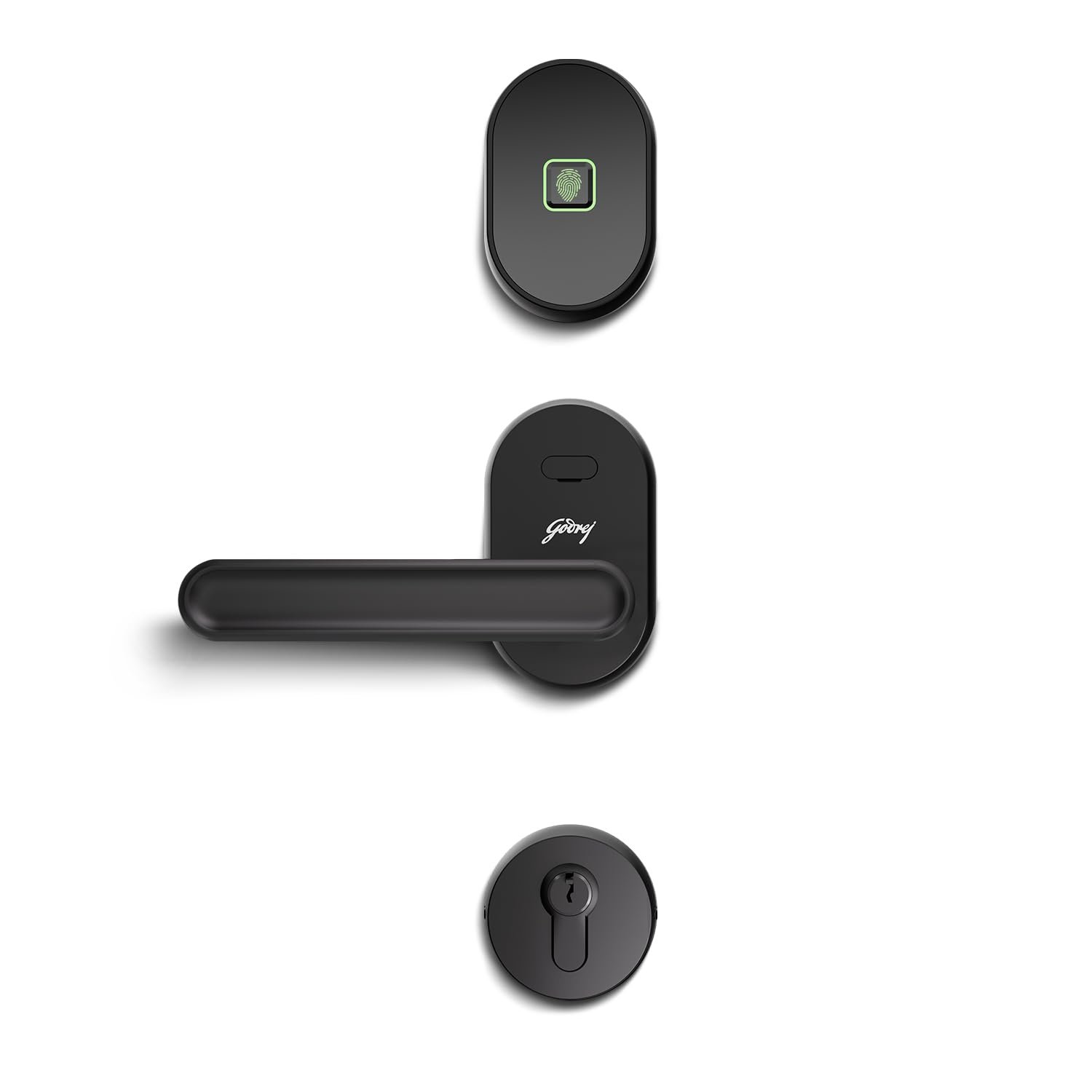 Purchase Godrej Advantis Sensible Lock | GSL D1R | 3 in 1 Digital Lock I Fingerprint, Cell App & BLE | Excellent for Left-Hand, Exterior Opening Doorways I 3-Yrs Guarantee I Made in India | Black - Finest Worth India | AskMeFlash