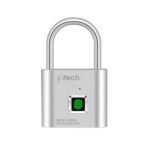 Purchase IFITech Good Fingerprint Padlock, Biometric Keyless Lock with 20 Fingerprint Storage, Rechargeable Password-Free Safety Lock for Health club & College Lockers, Baggage, Residence, Workplace (Small – Silver) – Greatest Worth India | AskMeFlash