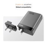 Purchase Noise Newly Launched GaN Charger 100W + Kind-C to Kind-C 100W Braided Cable (1M): 4 Ports (3 USB-C Kind, 1 USB-A), Tremendous Quick Charging Adapter with PD, Helps All iPhones, Android (Black) - Finest Value India | AskMeFlash - Image 6