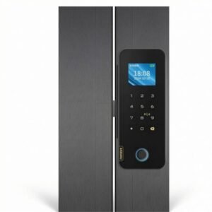 Purchase Glass Door Biometric Lock Multi-Unlock Strategies Face Recognition Door Lock Anti-Peep Passcode for Firm Homeowners, Workplace Personnel, Fingerprint Double W – Greatest Value India | AskMeFlash