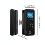 Purchase Glass Door Biometric Lock Multi-Unlock Strategies Face Recognition Door Lock Anti-Peep Passcode for Firm House owners, Workplace Personnel, Fingerprint Double - Finest Value India | AskMeFlash - Image 7