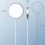 GIANAC 15W Magnetic Wireless Charger – MagSafe Charging Pad for iPhone 12–17 & AirPods - Image 2
