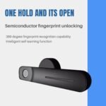 Purchase Stainless Metal L500 Sensible Door Lock | Bluetooth & Fingerprint Unlock | Scramble Pin Code | Mechanical Key | Lengthy Battery Life | Reverse Lock Perform | Open Mode Free Entry | Black - Finest Worth India | AskMeFlash - Image 2