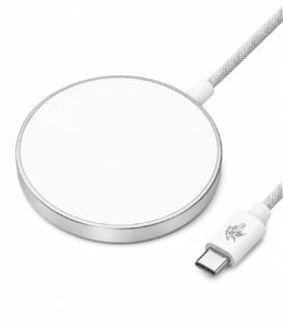 Purchase Magnetic Wi-fi Charger for iPhone, 15W USB-C MagSafe Quick Wi-fi Charging Pad, Qi Appropriate with iPhone 16/16 Professional/16 Professional Max/16 Plus, 15/14/13/12 Sequence (White) – Finest Value India | AskMeFlash