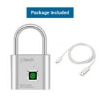 Purchase IFITech Good Fingerprint Padlock, Biometric Keyless Lock with 20 Fingerprint Storage, Rechargeable Password-Free Safety Lock for Health club & College Lockers, Baggage, Residence, Workplace (Small - Silver) - Greatest Worth India | AskMeFlash - Image 8