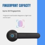 Purchase Stainless Metal L500 Sensible Door Lock | Bluetooth & Fingerprint Unlock | Scramble Pin Code | Mechanical Key | Lengthy Battery Life | Reverse Lock Perform | Open Mode Free Entry | Black - Finest Worth India | AskMeFlash - Image 3