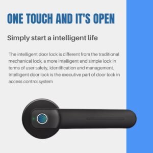 Purchase Stainless Metal L500 Sensible Door Lock | Bluetooth & Fingerprint Unlock | Scramble Pin Code | Mechanical Key | Lengthy Battery Life | Reverse Lock Perform | Open Mode Free Entry | Black – Finest Worth India | AskMeFlash